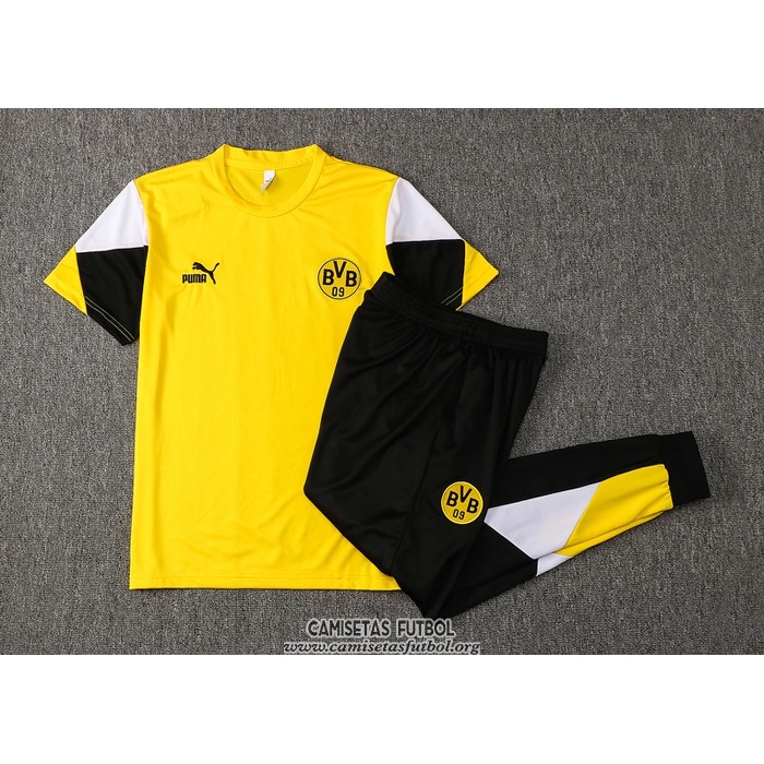 Chandal del Borussia Dortmund Manga Corta 2021/2022 Amarillo